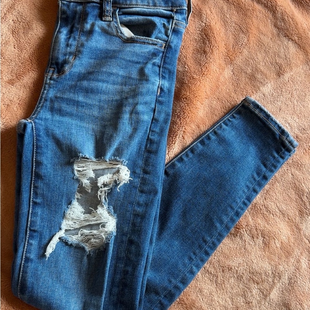 American Eagle Outfitters High Rise Blue Jeans